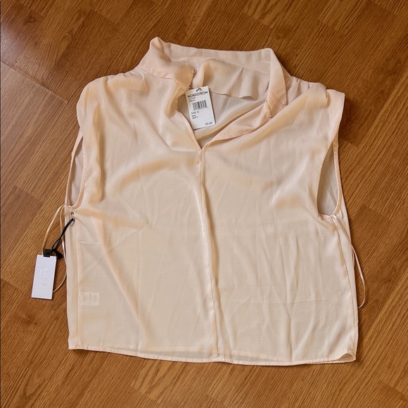 Nordstrom Tops - Nordstrom Light Cream Sleeveless Collared Blouse